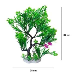 BONİSA PLASTİK BİTKİ BNS-3643 ( 28 x 32 CM )