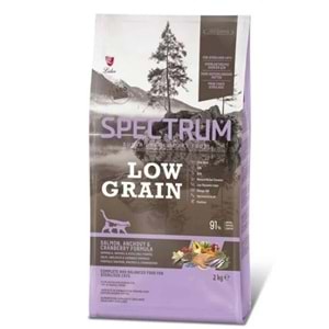 Spectrum Somonlu Hamsili ve Kızılcıklı Düşük Tahıllı Kısırlaştırılmış Kedi Maması 2 Kg